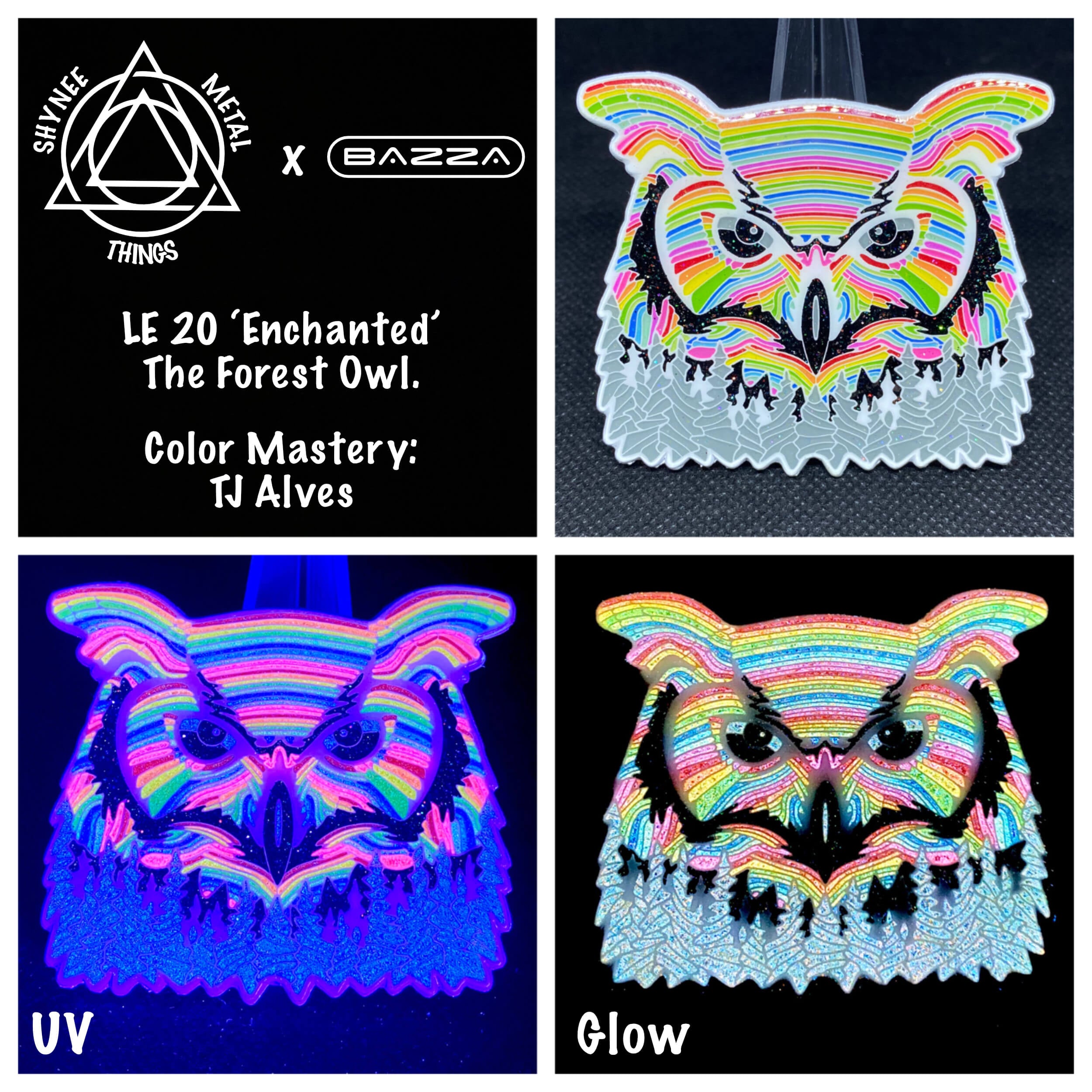 LE 20 'Enchanted' - The Forest Owl. – Shynee Metal Things