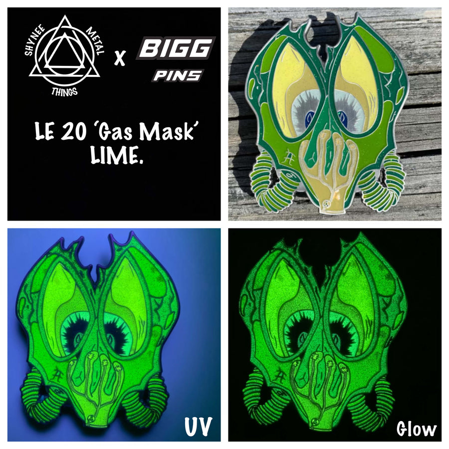 LE 20 ‘Gas Mask’ LIME.
